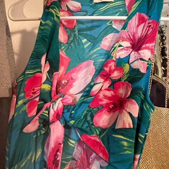 Show me your mumu Hawaiian print hibiscus romper small - Picture 6 of 9